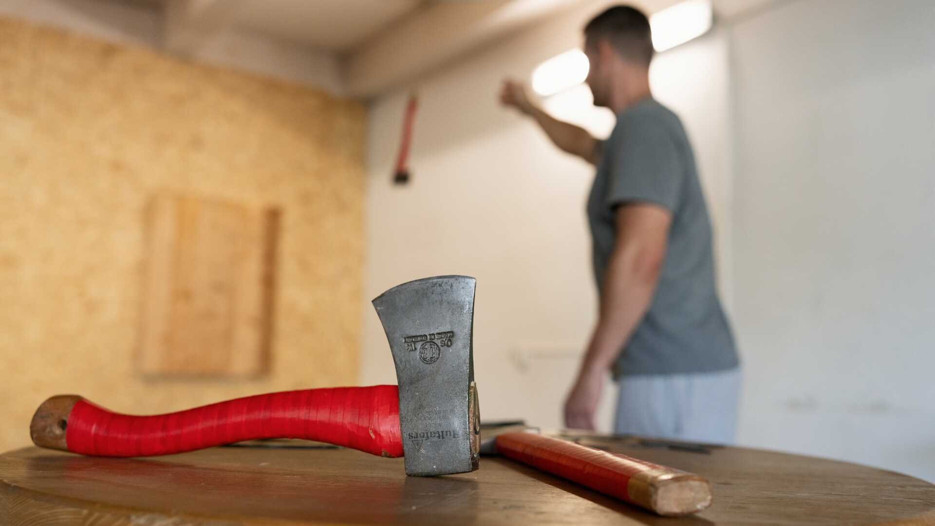 Axe throwing