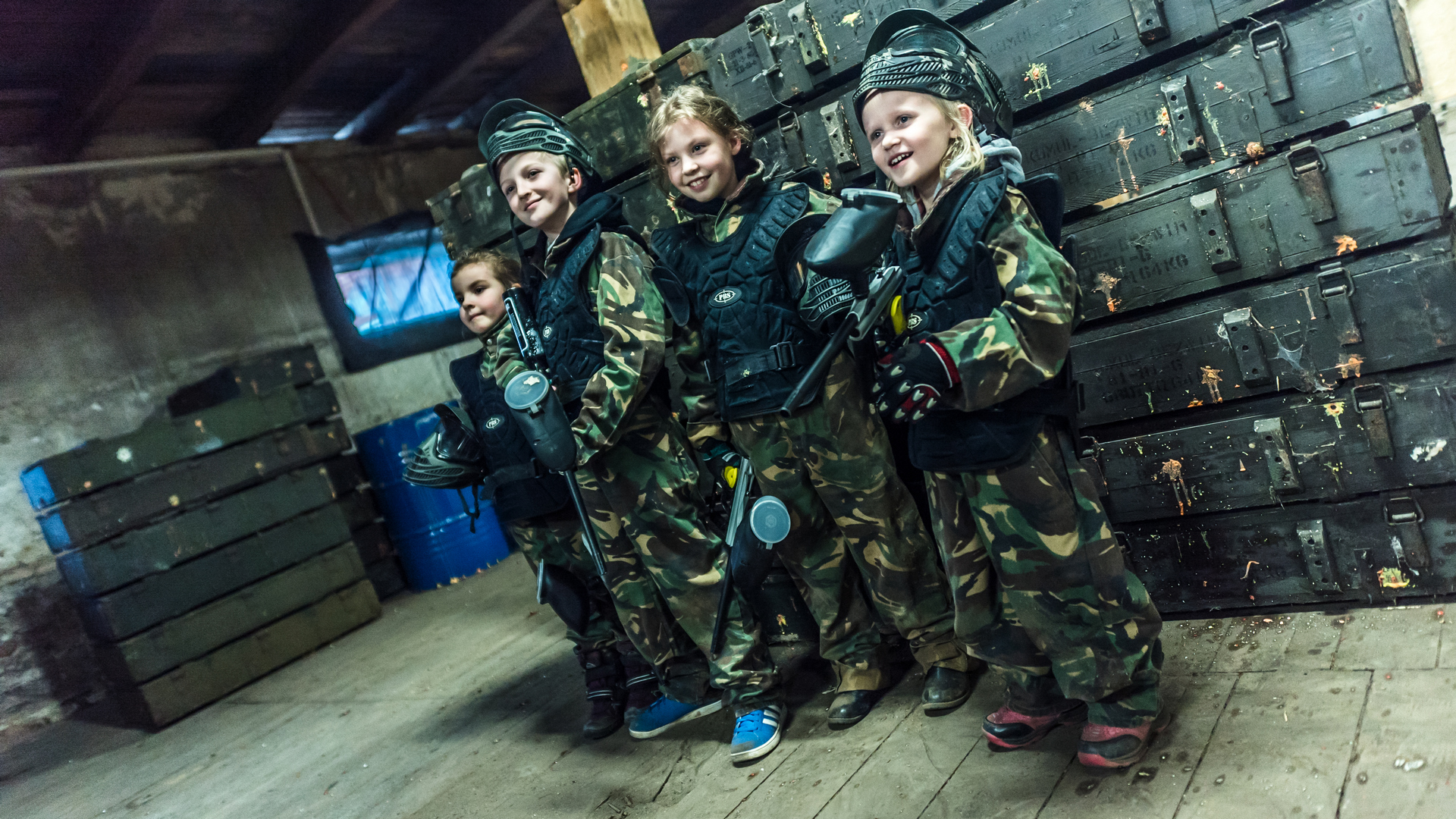 Dětské oslavy - Junior Paintball