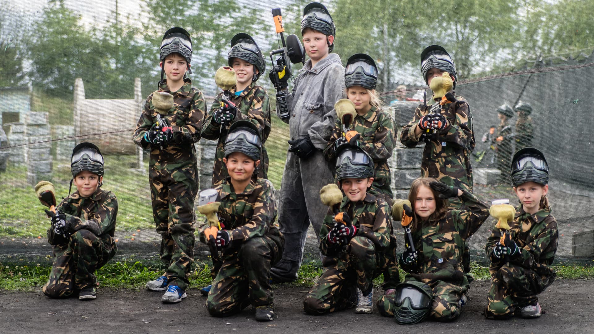paintball pro děti